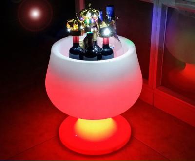 China Factory wholesale hotel rigeba LED lighting shinning battery wine ice bucket light for club party events for sale