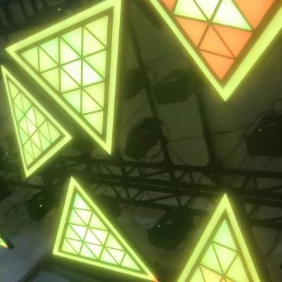 China Club factory direct LED triangle lifting light for wedding party club for sale