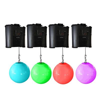 China Hotel Rigeba Disco DJ Stage DMX Winch LED Lift Ball RGB Kinetic Ball Light For Events for sale