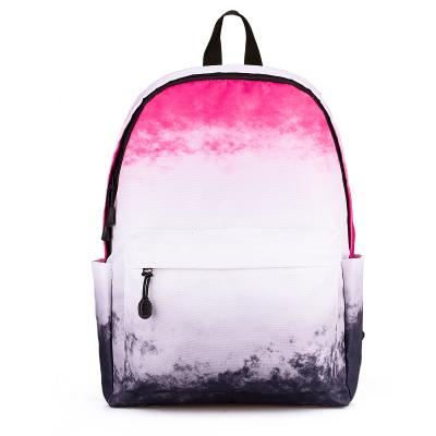 China Waterproof classical Chinese ink painting backpack for school unisex ink painting backpack for high school for sale