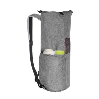 China Pink Yoga Canvas Bag Outdoor Sports Mat Storage Bag Gray Baby Lightweight Portable Yoga Bag Canvas Yoga Bag for sale