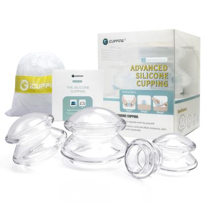 China Convenient Cupping Massage Cupping Set Set Silicone Cupping Set  Massage Therapy for sale