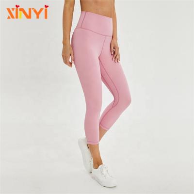 China New Sports High Waist Pants Antibacterial Spandex Gym Leggings Tights Women Sports Running Gaiters for sale