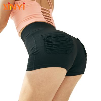 China Breathable Women's High Waist Yoga Pants Fitness Yoga Shorts Lifting Hips Fitness Shorts Tight for sale