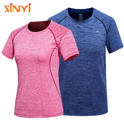 China Custom Made High Quality Breathable Gym Women's Oversized T-shirt Antibacterial Shirt 4XL For Couples for sale