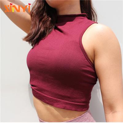 China Antibacterial Most Popular Brand Wholesale Custom Women Beach Top Ladies Crop Top for sale