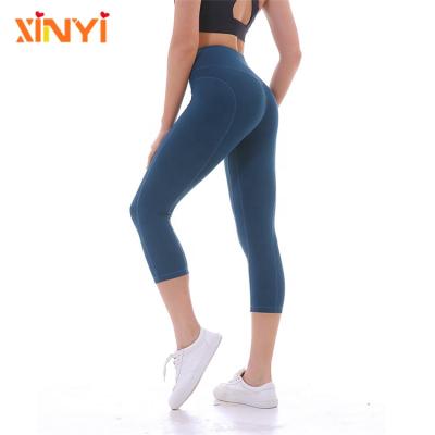 China Antibacterial Workout Apparel Custom Gym Wear Yoga Pants Brazilian Leggings Fitness Pants Capri Pants for sale