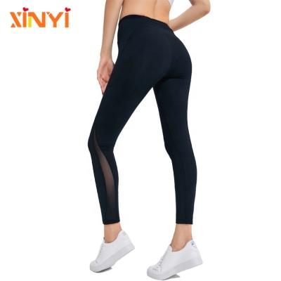 China New Design Cavity Calf Wholesale Antibacterial Spring Woman Sports Breathable Tights Good Cutting Brand Factory Yoga Pants Custom Gaiters for sale