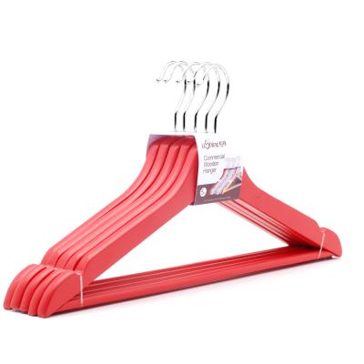 China Best Price Promotion Bedroom Clothes Colorful Tree Hanger With Red Color for sale