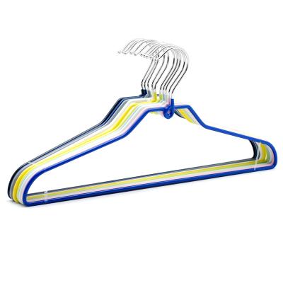 China 2020 luxury bestselling multifunctional Amazon PVC metal hangers for sale