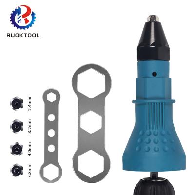 China Nut Rivet Adapter New Design Air Hydraulic Pneumatic Wireless Electric Adapter Riveting Air Tool Rivet Gun for sale