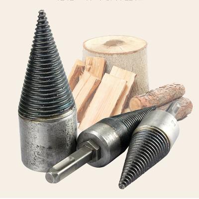 China Firewood Splitter Steel Material Drill Bit Multifunctional Splitting Cones Log Splitter Wood Splitter Screw Firewood Splitter for sale