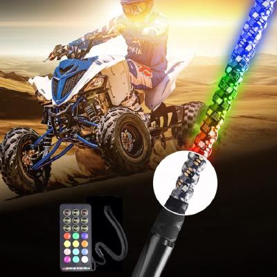 China Used For SUV Bluetooths Super Bright 2/3/4/5/6FT RGB Bandeira Remote Control Led UTV For SUV ATV RZR for sale