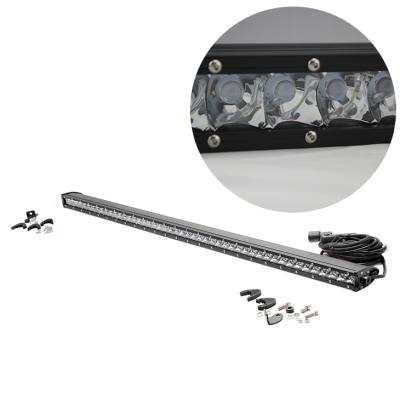 China Aluminum Alloy Super Slim Off Road Die Casting Housing Single Row 52 Inch Led Light Bar Off Road Light Bar For Atv Car Off Road Truck for sale