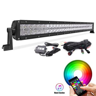 China 12000LM Off Road Spot Lights Flood LED Diecast Aluminum Housing Combo Light Bar For Truck Jeep Boat UTV 4x4 ATV Pickup for sale