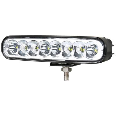 China Aluminum Alloy 6.6 Inch Off-Road Car 24W Led Work Light Bar For Construction Machinery Working Vehicle for sale