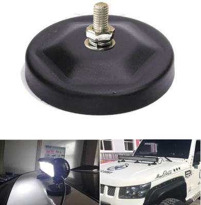 China Stainless Steel + Magnet Base Magnet Stainless Steel Base Mounts For All Offroad Vehicles Or Trucks Boat LED Working LED Light Bar for sale