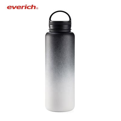 China Sustainable Time Markings 1 Liter Vacuum Flask Bottles Stainless Steel Water Bottle Triple Insulated Beer Bottle for sale