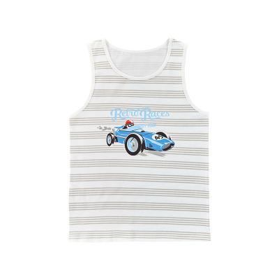 China Breathable High Quality Pure Cotton Cartoon Round Neck Breathable Kids Invest For Boys for sale