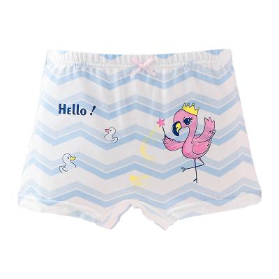 China High Quality Cotton Girls Kids Breathable Boxers Shorts Kids Underwear For Girls for sale