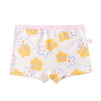 China Anti-wrinkle high quality cotton triangle panties boxers children soft breathable underwear for girls for sale