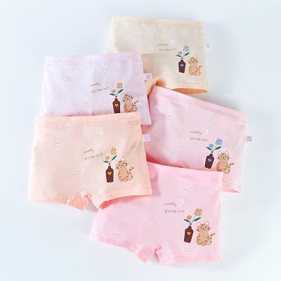 China High Quality Cotton Breathable Soft Breathable Comfortable Boxers Kids Underwear For Girls for sale