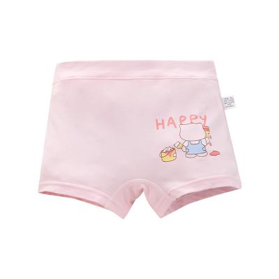 China Color Fade Proof Hot Sale Modal Cartoon Breathable Comfortable Boxer Shorts Kids Underwear For Girls for sale