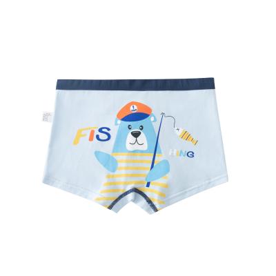 China Comfortable Breathable Cartoon High Quality Breathable Cotton Boxers Kids Underwear Boys for sale