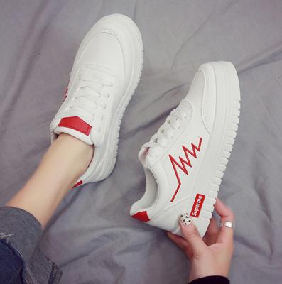 China New small shoes trend fashion female student white shoes trifle thick bottom shoes for sale