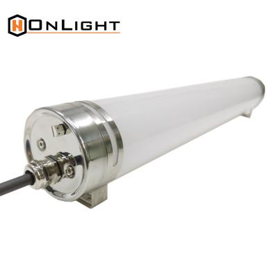 China Tubular car wash 1.5m diameter 50w 80mm IP68 IK10 anti-corrosion tubular round led light for car wash for sale