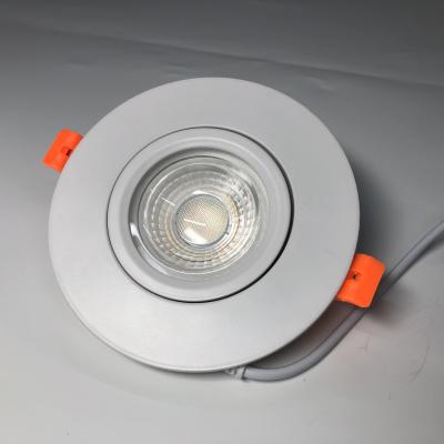 China HonLIGHT Contemporary 9w 120v IC Rated Airtight Gimbal Dimmable Downlight 3cct Led Recessed Light 6 inch for sale