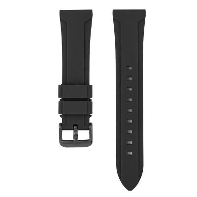 China Hot Selling Rubber Sport Silicone Watch Band 20mm 22mm Waterproof Rubber Watch Band 24mm for sale