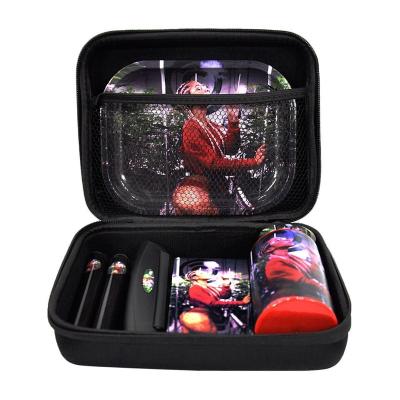 China Wholesale Hot Sale Tobacco Rolling Tray Grinder Machine Cigarette Smoking Accessories Easy Set With Gift Case for sale