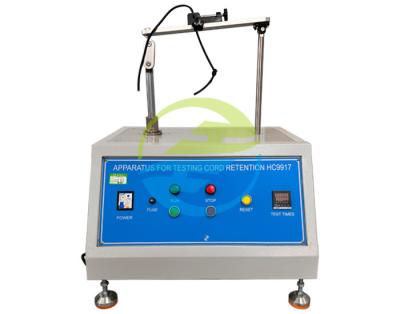 China Flexible Cable Retention Tester 100N Tensile Strength Test IEC 60884-1 Single Station High Efficiency Testing for sale