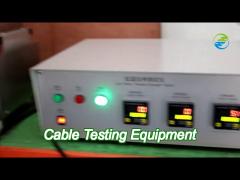 three stations iec60811-1-4 cable testing equipment