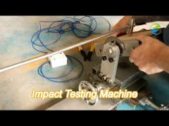 impact testing machine 9mm steel tube manual release 1000mm impact testing machine