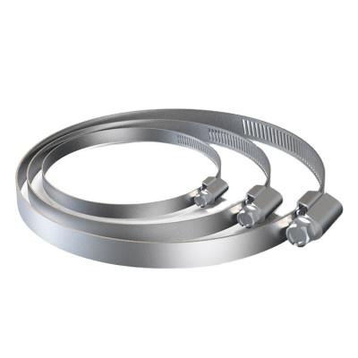 China Best Selling Heavy Duty Custom Silver Steel Pipe Clamp Size 91mm~400mm Healthcare Jubilee Pipe Clamp Heavy Duty Steel Pipe Clamp for sale