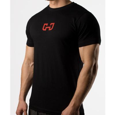 China Mens Shirts 50% Cotton 50% Polyester Tee Shirts Anti-pilling Sports Wear Wholesale Custom Logo T-Shirt for sale