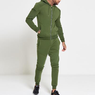 China Custom Made Mens Tracksuits Viable For Fitness 2 Piece Mens Tracksuit Sport With Zipper Hoodies for sale