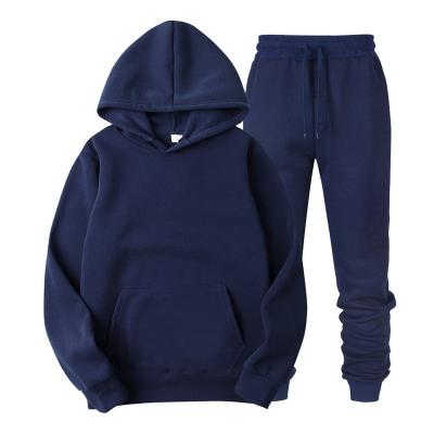 China Viable Wholesale Plain Tracksuit With Pullover Mens Tracksuit Custom Made Men With Print Embroidery Logo for sale