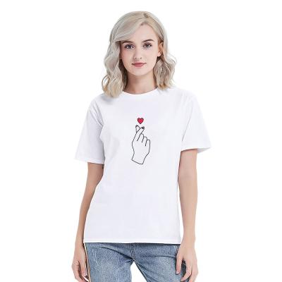 China Anti-wrinkle first class hot sale high quality quality plus size women's T-shirts for sale