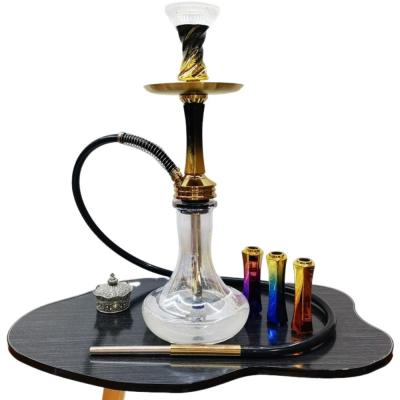 China Resina Alemana Shisha Hookah de lujo de vidrio Sishas Hookah Set de humo de hookah grande en venta