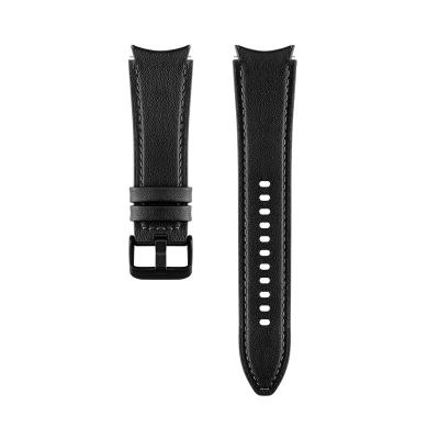 China 20mm Silicone Leather Watch Band Retro Replacement for Samsung Watch Series Band Width for sale