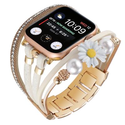 China DHL.UPS.FEDEX.EMS Trendy Zou Chrysanthemum Dekorativ Smart Watch Band zu verkaufen