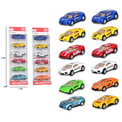 China 2020 Hot Diecast Toy Amazon Pull Back Car Set Cars Toys Children Diecast Toy Vehicles for sale