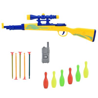 China Hot Selling Fun Children's Water Gun Toy Multifunctional Shooting Boy Game Toy Sniper Gun Sniper Gun Mix And Match Plastic Combination for sale