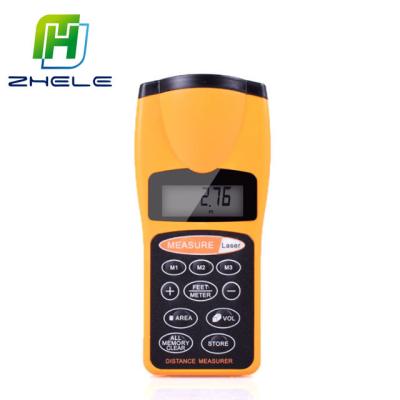 China Newest CP-3007 Laser Range Finder Ultrasonic Sensor Distance Measurement Meter With Laser Pointer 9.4 x 6.5 x 1.3 inch 158*75*50mm for sale