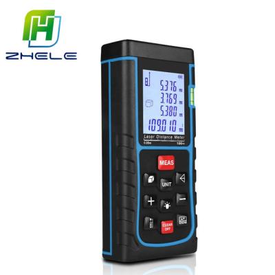 China OEM Approval Measuring Distance Meter 100m Handheld Laser Range Finder With USB 118*54*26.5mm for sale