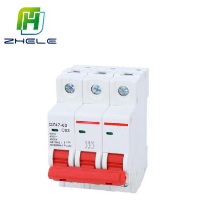 China China manufacturer professional sale mcb electrical miniature circuit breakers 1P 2P 3P 4P 4500 types for sale