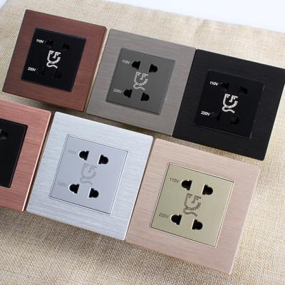 China Residential / Multipurpose Different Color Panel CNC Process 110V 220V Hotel Shaver Socket for sale